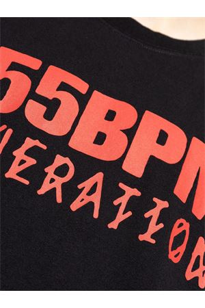 Black cotton T-shirt 44 LABEL GROUP | B0030556FA582P605